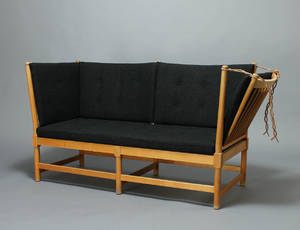 Hyndesæt til Børge Mogensens tremmesofa, model 1789, mørkgrå