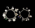 Armband silver berlocker