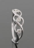 9Kt Diamond ring approx.0.10ct