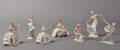 Schaubach og Wallendorf Figurer af porcelæn i form, 1900-tallet 7