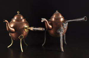 2 st kopparkannor, 1800-tal 2