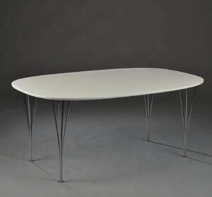 Piet Hein  Bruno Mathsson. Super ellipse spisebord  Denne vare er sat til omsalg under nyt varenummer 4734007
