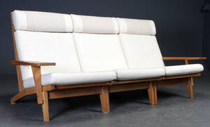 Hans J. Wegner. Tre-pers. modulsofa, GE-375 3 