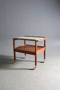 Serveringsvagn i teak, 195060-tal.