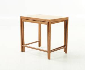 Satsbord, teak, 2 delar