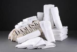 Damask Collection, stor pakke håndklæder af Egyptisk bomuld 38