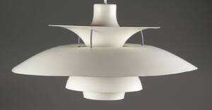 Poul Henningsen PH 5 pendel, hvid.