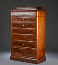 Chiffoniere af mahogni, 1800-tallet Denne vare er sat til omsalg under nyt varenummer 4720816