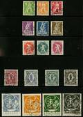 BAYERN. Michel 178-195 1920. Abschiedsausgabe. Stemplet