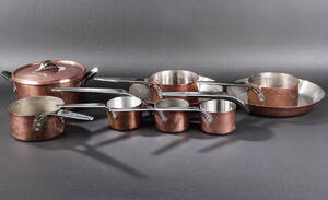 Georg Jensen. Samling kobbertøj 9