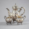 Kaffeservis 3 dlr silver