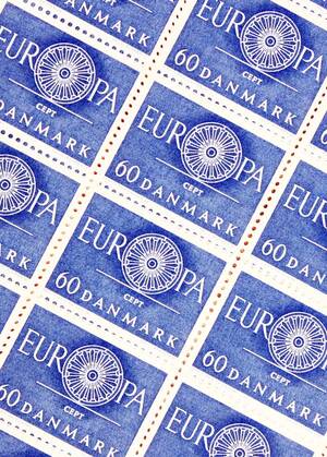 Frimærker. Danmark postfrisk Årsmapper 1970-1981