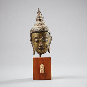 Buddhahuvud brons