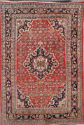 Orientalisk handknuten matta, ca 223 x 155 cm.