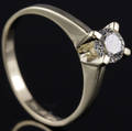 Solitaire-ring ca. 0.55 ct.
