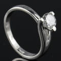 Solitaire-ring ca. 0.70 ct.