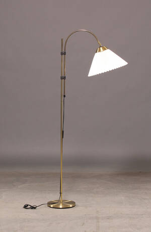 Dansk møbelproducent, standerlampe, messing