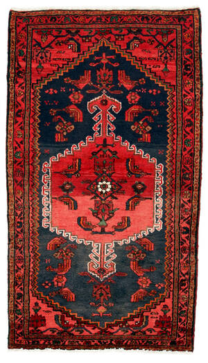 Handknuten persisk matta, Zanjan, 200x108 cm