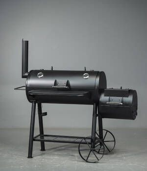 Amerikansk Offset Smoker BBQ grill, model Virginia Denne vare er sat til omsalg under nyt varenummer 5430165