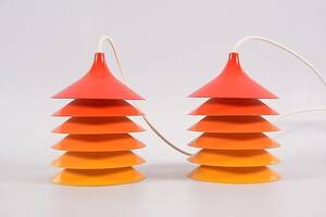 TAKLAMPOR, 1 par,  Duett  IKEA, 1970-tal.