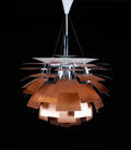 Poul Henningsen. Koglen, PH pendel i kobber, Ø 48 cm