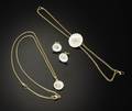 Georg Jensen. Daisy armbånd, halskæde og ørestikker 3