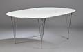 Piet Hein 1905-1996  Bruno Mathsson 1907-1988. Super Ellipse spisebord