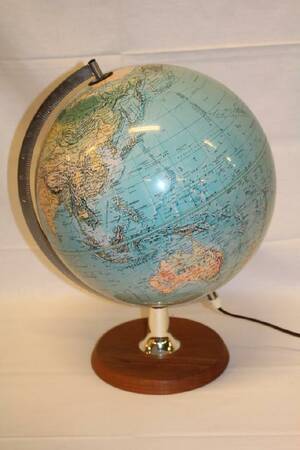 JORDGLOB M BELYSNING, H 40 CM