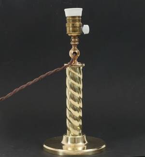 Bordslampa, 1900-talets första hälft