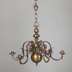 MALMKRONA 6-armad, barockstil, 1930-tal