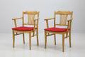 KARMSTOLAR, ett par, furu, 1900-talets andra hälft