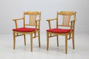 KARMSTOLAR, ett par, furu, 1900-talets andra hälft