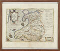 Map of Wales by Lhuydo about 1620