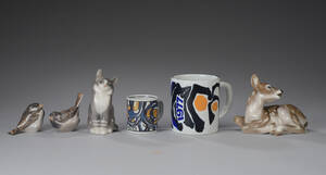 Royal Copenhagen. Samling figurer og kopper 6