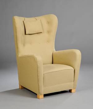 Dansk snedkermester. Øreklapstol