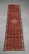 Persisk Hamadan løber. 300 x 75 cm.