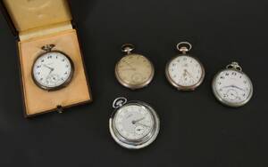 Fickur 5st, bl.a. silver