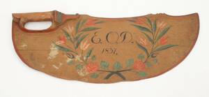 Skäktkniv, allmoge, daterad 1837