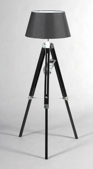 Wiinback Gulvlampe. Justerbar gulvlampe på trefod