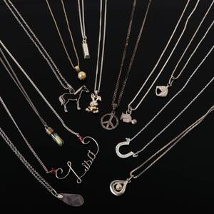 HALSBAND OCH ARMBAND, Silver, 12 delar