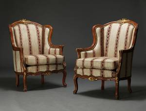 Par hvilestole, rococoform 2