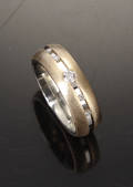 Diamantring, ca. 0.15 ct.