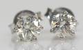 Par brillantørestikker, ca. 0.52 ct. 2