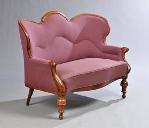 Nyrokoko sofa, 1800-tallets slutning