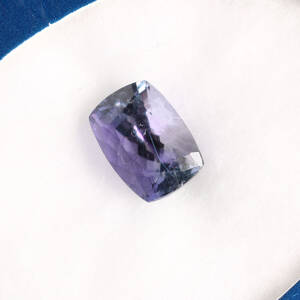 Uindfattet tanzanit. Ca. 3.37 ct