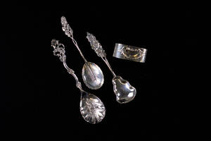 Diverse silver, 4 delar, 1900-tal, 74,3 gram