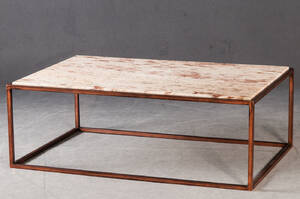 Sofatisch Beistelltisch Couchtisch in Metall und Granit