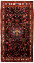 Persisk Nahavand tæppe, 313X155 cm.
