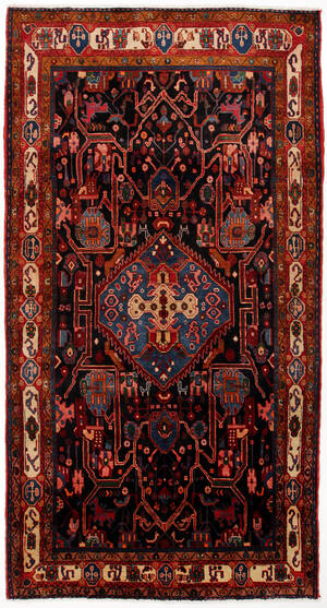 Persisk Nahavand tæppe, 313X155 cm.