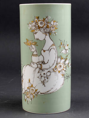 Bjørn Wiinblad Vase af porcelæn.